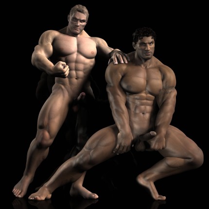 Musculat chested gays porn