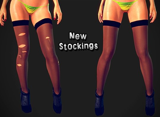 Fetish stockings in online porn game