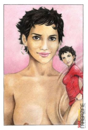 Halle berry naked in adult comics