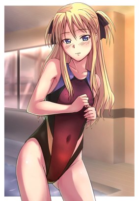 Hentai cartoons with swimsuits fetish